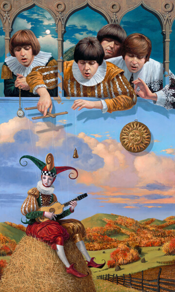 Michael Cheval Fool on the Hill III (SN) (Metal) (Framed)